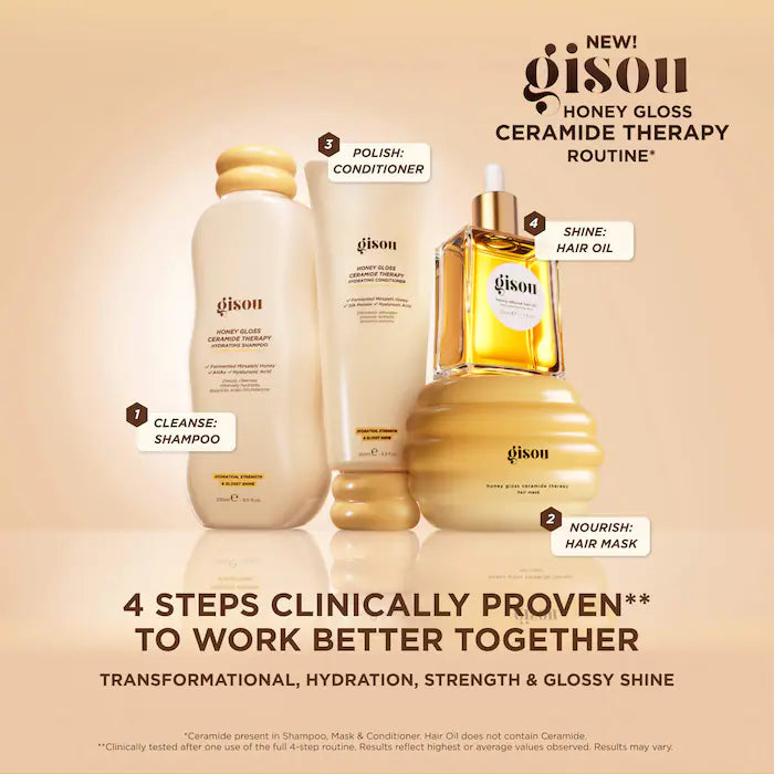 Gisou  Acondicionador Hidratante Honey Gloss con Terapia de Ceramidas