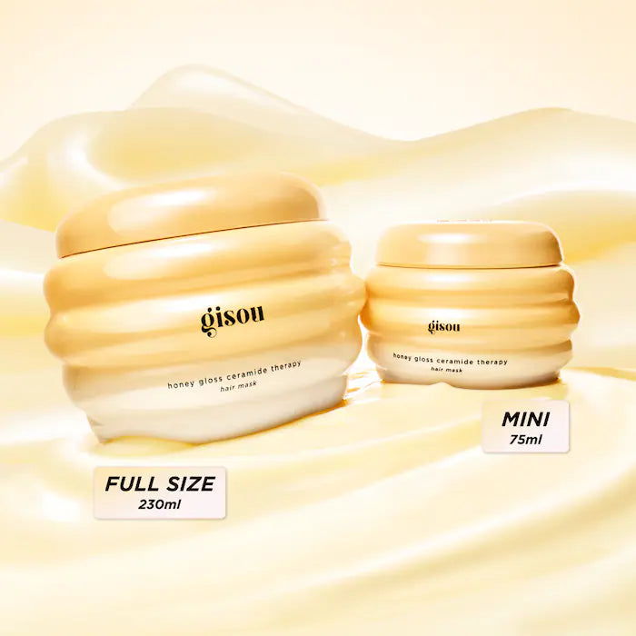Gisou Mascarilla capilar hidratante Honey Gloss con terapia de ceramidas.