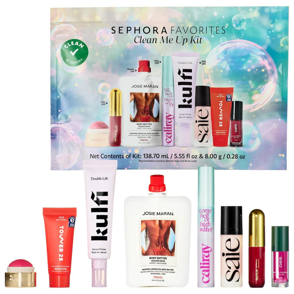 Sephora Favorites  Clean Me Up Kit Makeup Value Set PRE - ORDEN