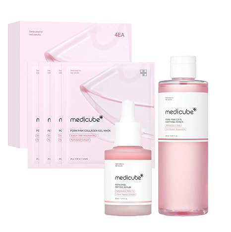 Medicube Salmón DNA PDRN Rosa Trío Set