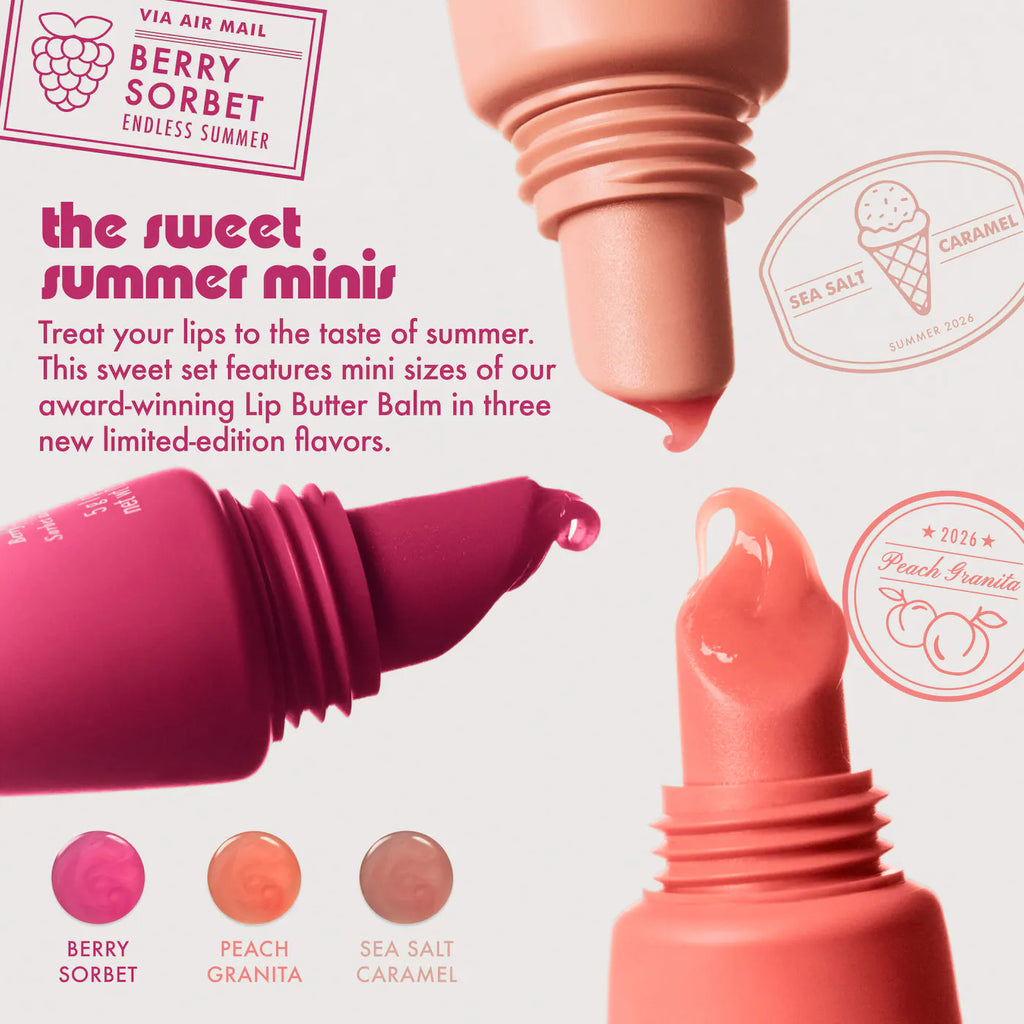 Summer Fridays  The Sweet Summer Minis Lip Butter Balm Trio Set PRE - ORDEN